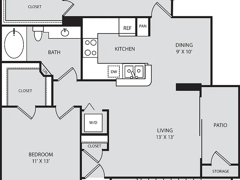 B2 floor plan Parc At Wall Street