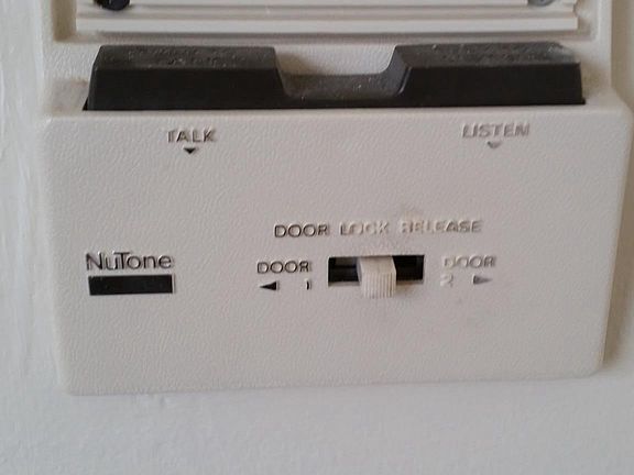 Buzzer intercom system.