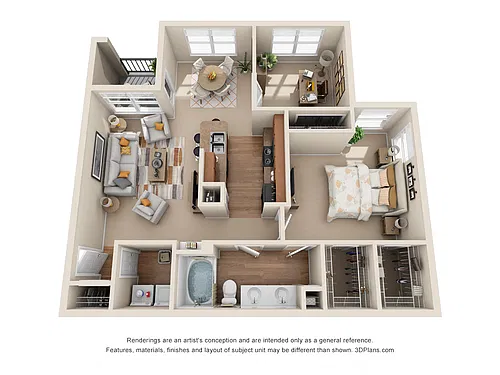 Floor plan The Brenham