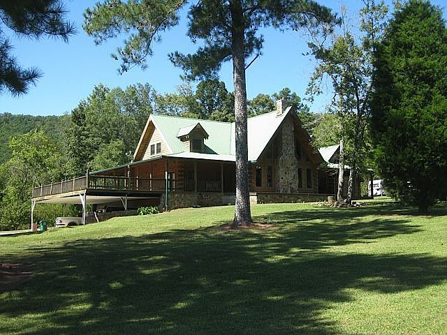 Custom Built Cypress Log Hom