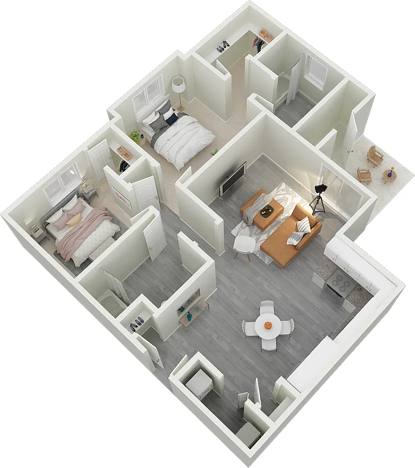 Floor plan 2x2 Nest
