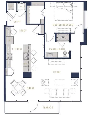 Floor plan The Fleur de Lis