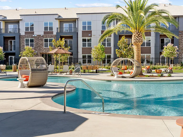 Refreshing moments await in your community pool