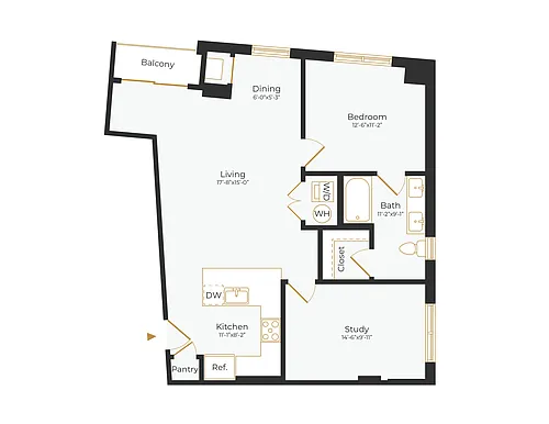 Floor plan A21