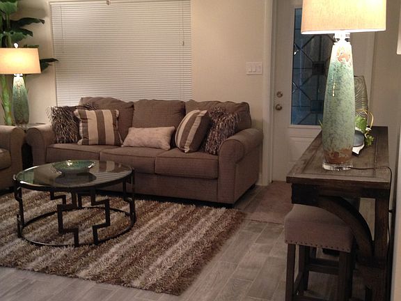 Front entry into living room