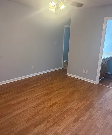 Second floor front bedroom front to back view