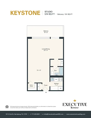 Floor plan The Keystone