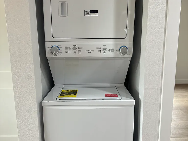 Washer and Dryer in the Unit