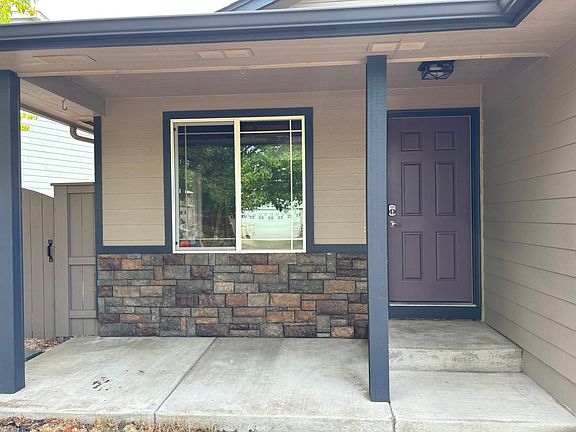 Porch and front door