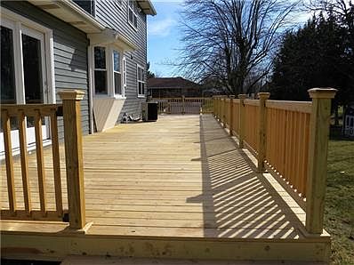 You could fit a hot tub, a grill, a large patio furniture set and still have room for your guests.