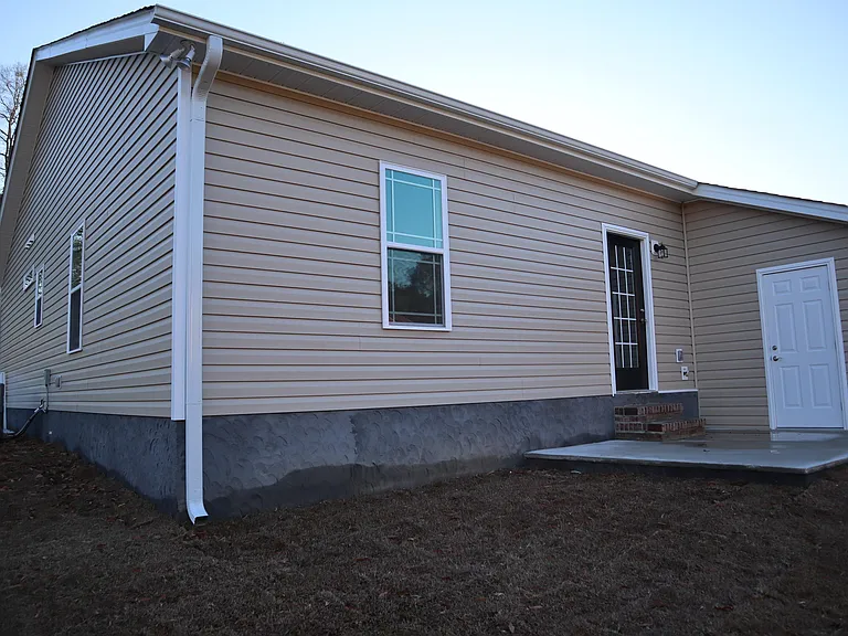 Back Porch With Storage Room