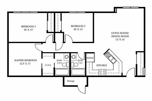 Floor plan 3X2