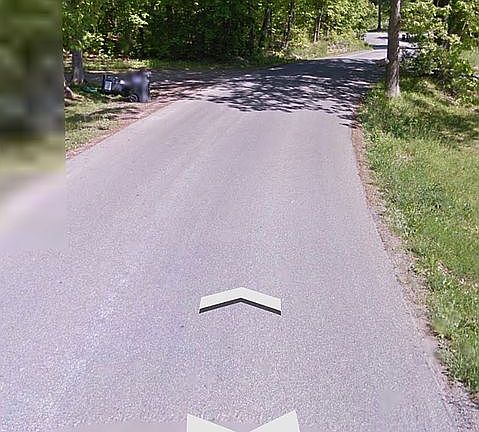 South side of the road front