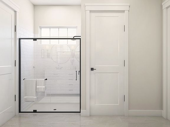 Large shower in owner s bath