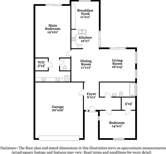 2 bed, 2.0 bath, 1609 sqft, $3,320 — Photo 2