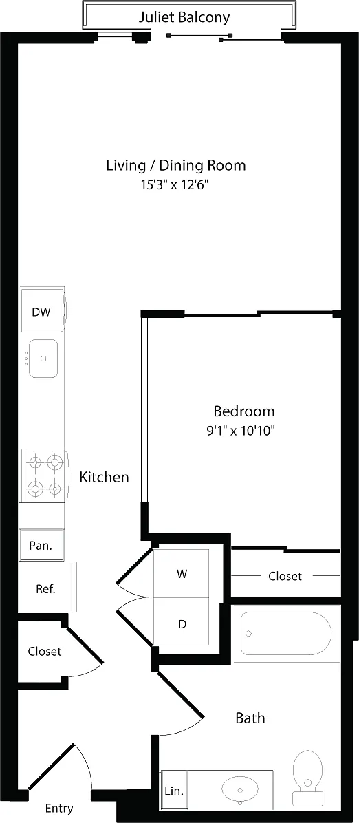 Floor plan O2ada West- Floor 5