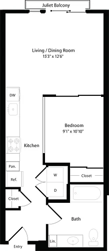 Floor plan O2ada West- Floor 5