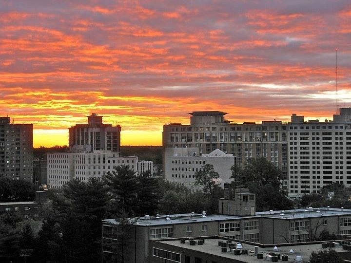 Sunrise from balcony