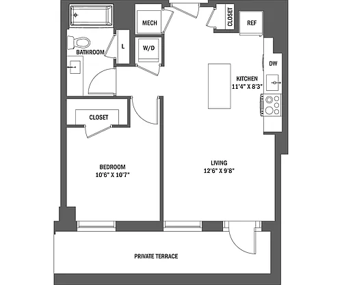 Floor plan The Liam I - IV