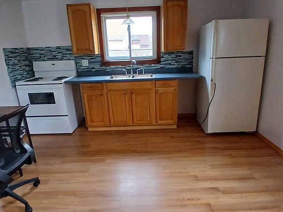 Large kitchen with pantry