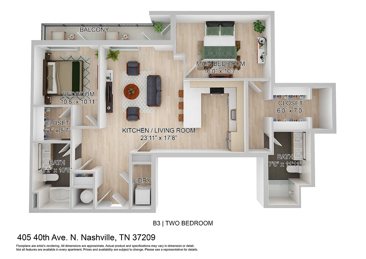 Floor plan B3
