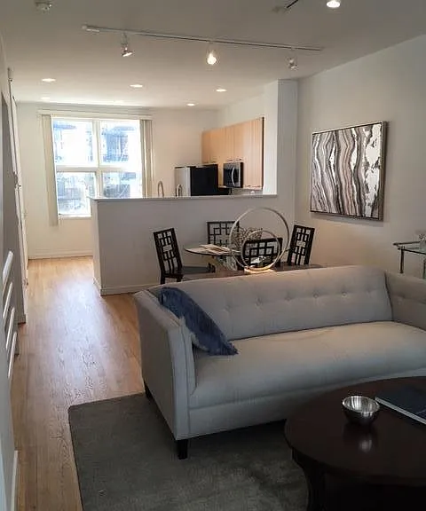 MAIN LEVEL--living room/dinig room/kitchen COMBO