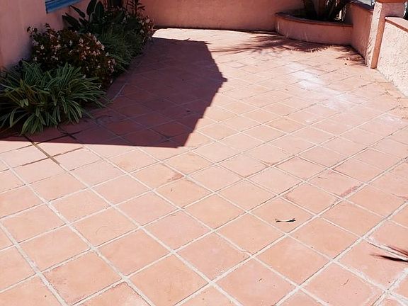 Front patio area