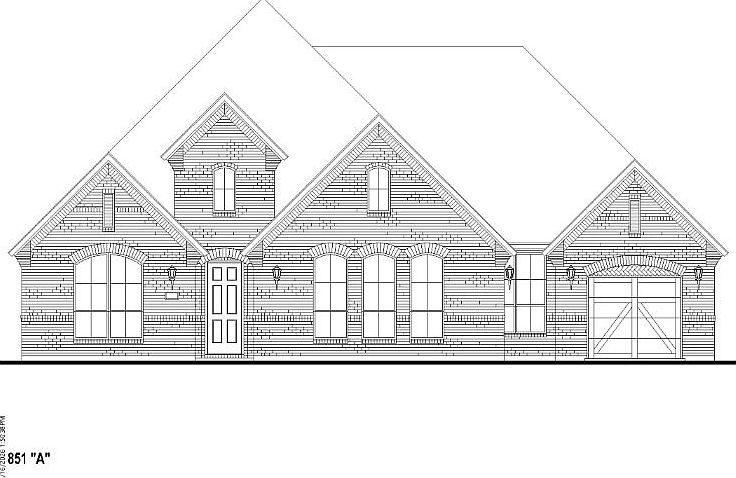 Plan 851 Elevation A