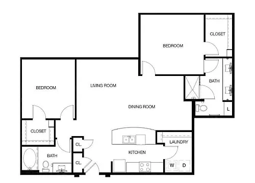 Floor plan B3 - I