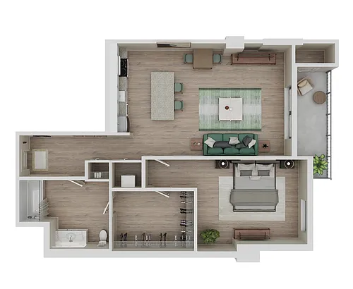 Floor plan A4 - Renovated