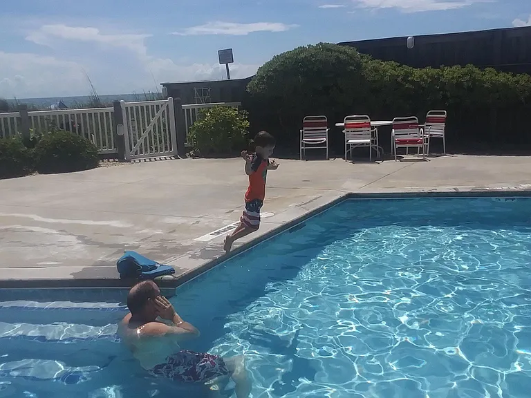 Get your excerise with a swim in the pool or just relax and enjoy the view.