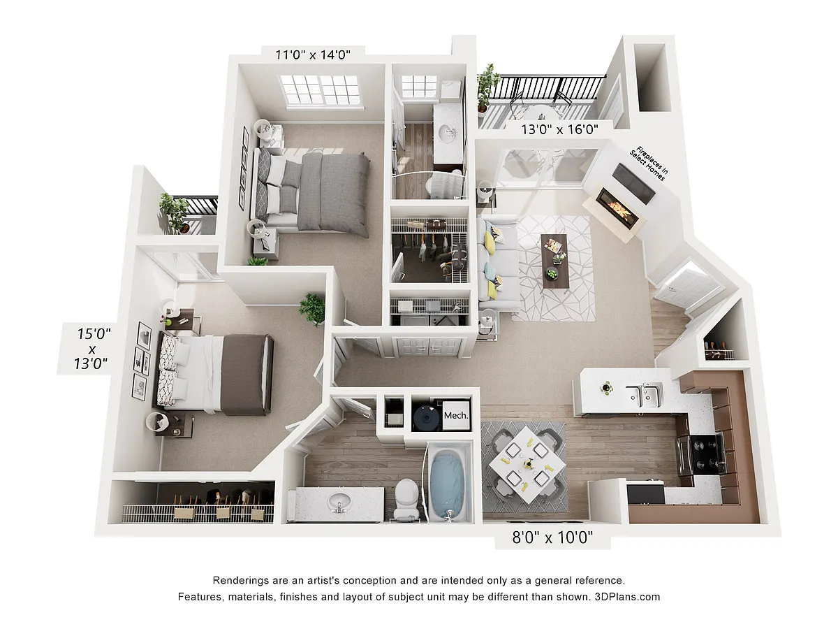 Floor plan Brown Bear