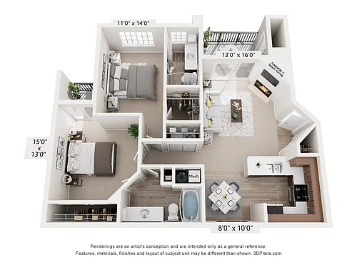 Floor plan Brown Bear