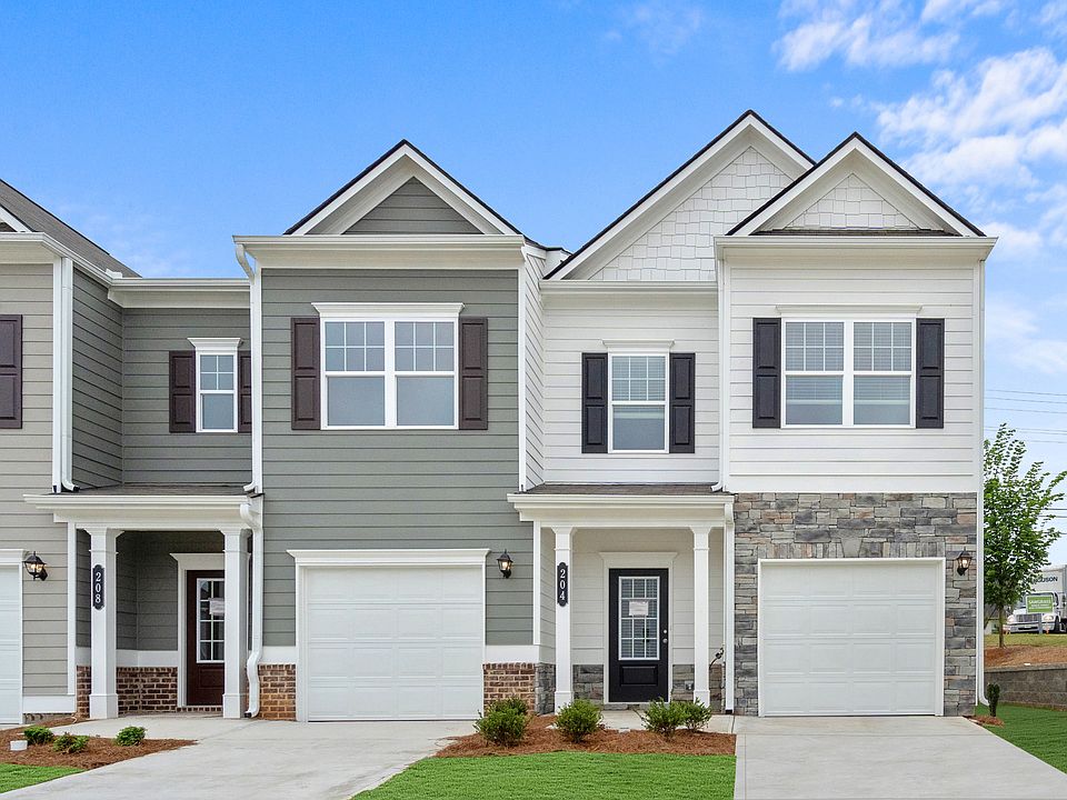 Contemporary Townhomes The Suwanee Exterior