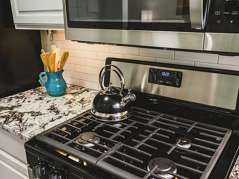 Gas stoves in all homes