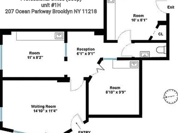 207 Ocean Pkwy Suite 1H, Brooklyn, NY 11218