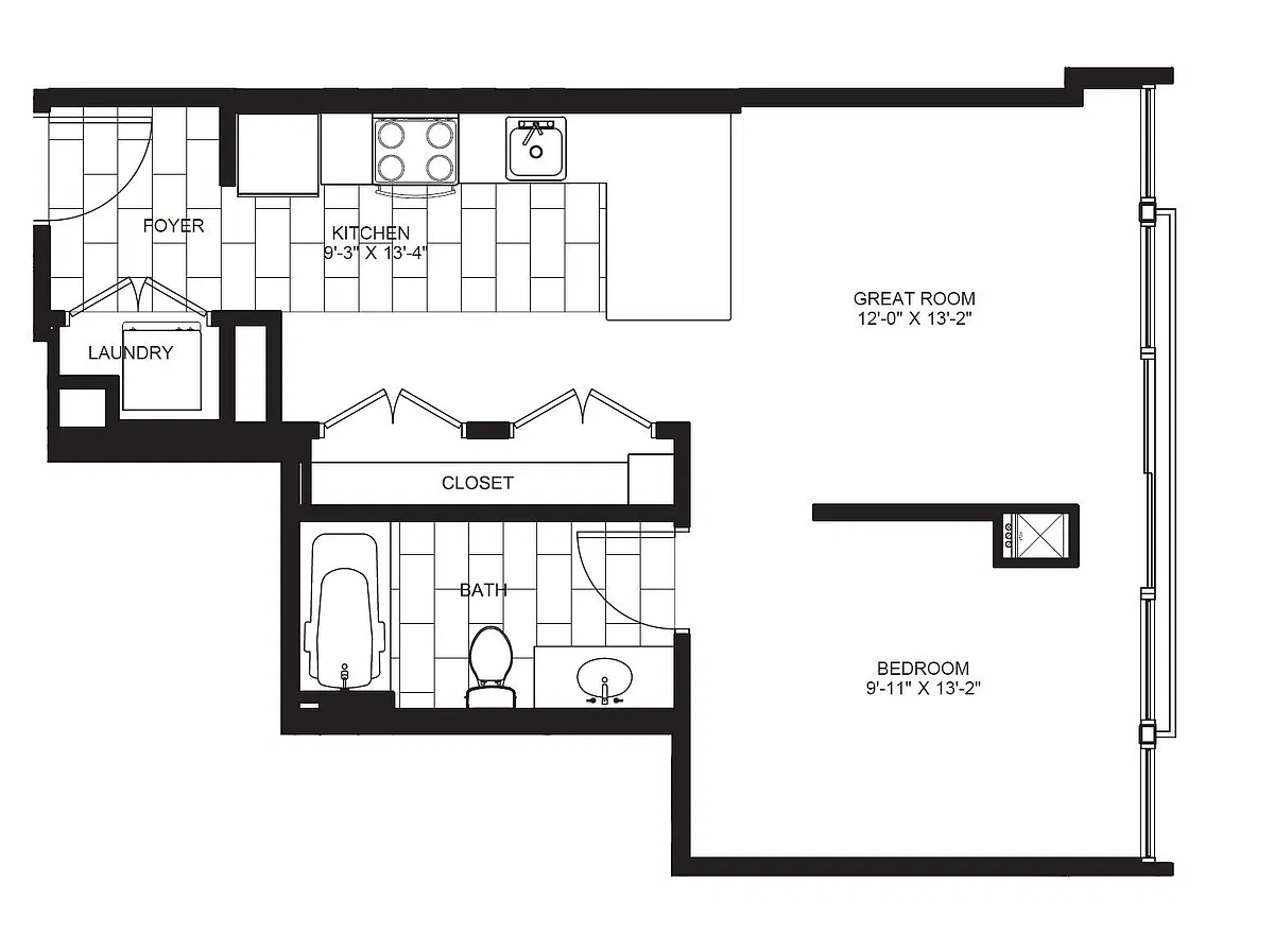 Floor plan Convertible A1