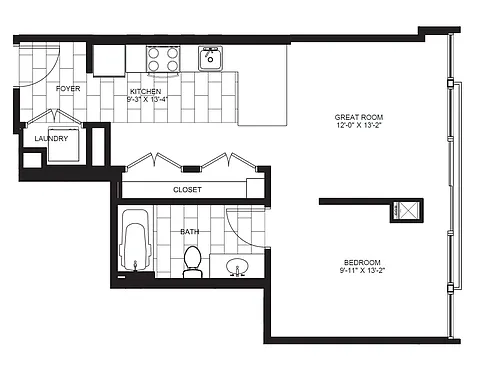 Floor plan Convertible A1