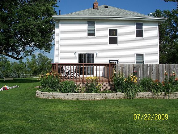 West side of the house