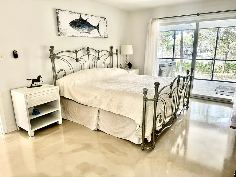 Waterfront bedroom
