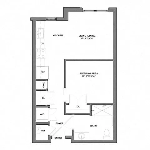 Floor plan Studio-S4-1
