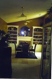 view of hallway to dining area 