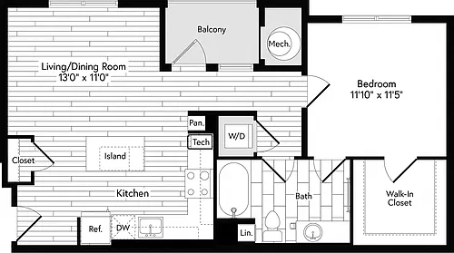 Floor plan 1A EAST