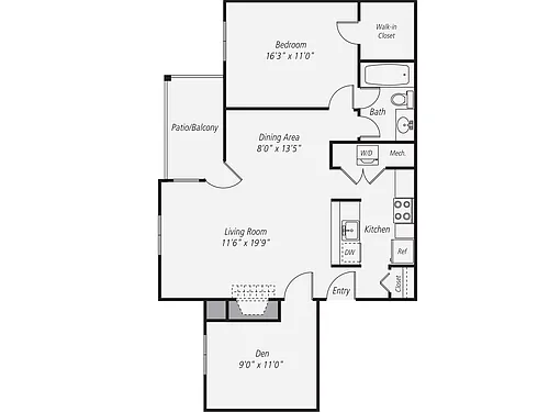 Floor plan A2D