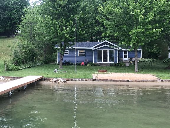 Right on the water.