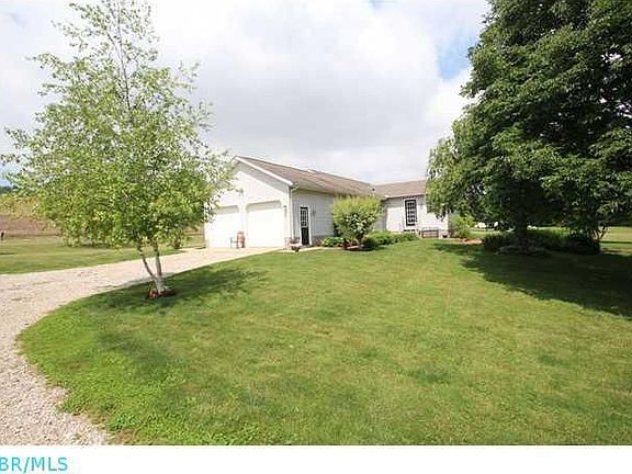 View of attached 2 car garage.
