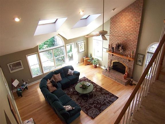 Overlooked from the Juliette balcony, the Family Room soars 2-stories