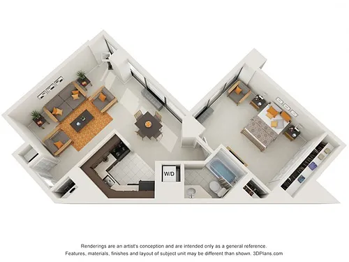 Floor plan Woodward