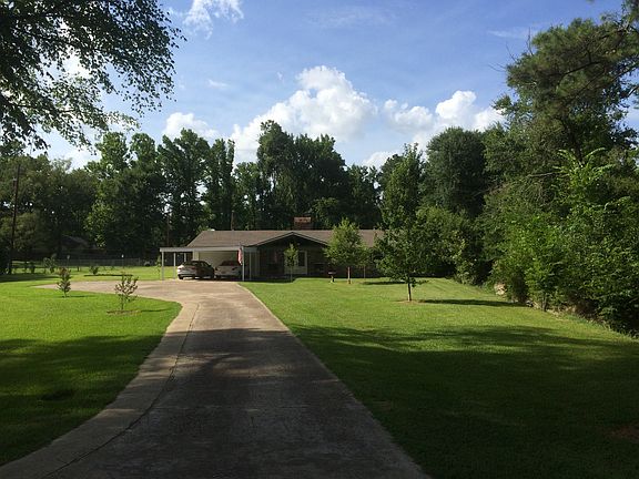 Long driveway to home. 