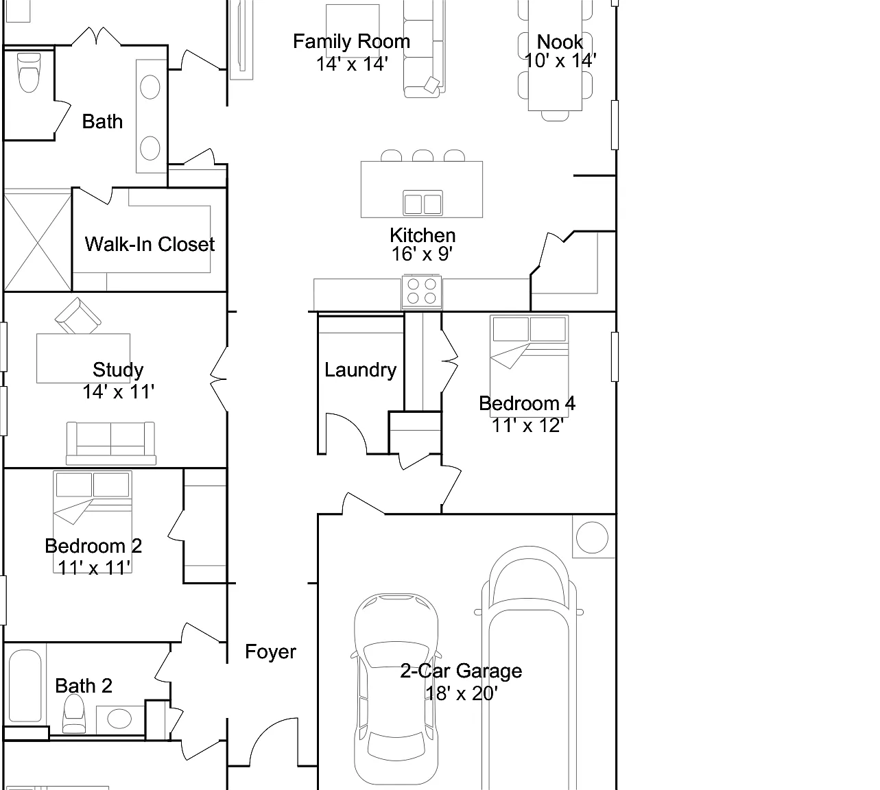4 bed, 2.0 bath, 2083 sqft, $2,245 — Photo 3